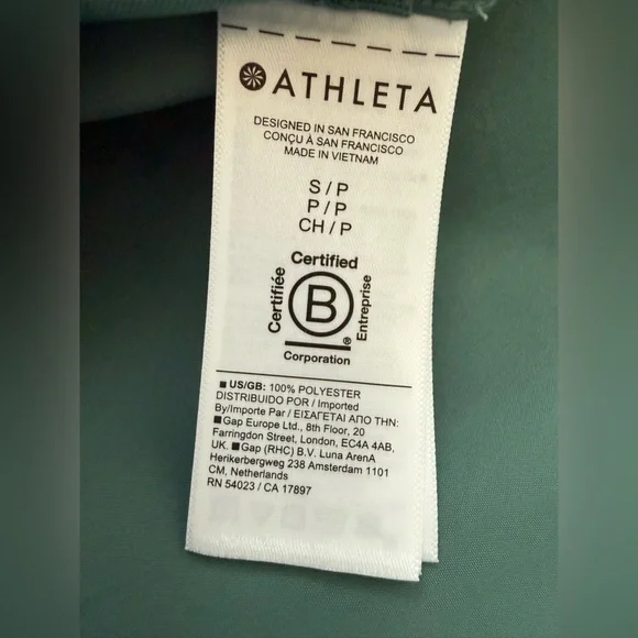 NEW $169 Athleta Topspin Dress Blue Teal Size Small - Picture 8 of 11